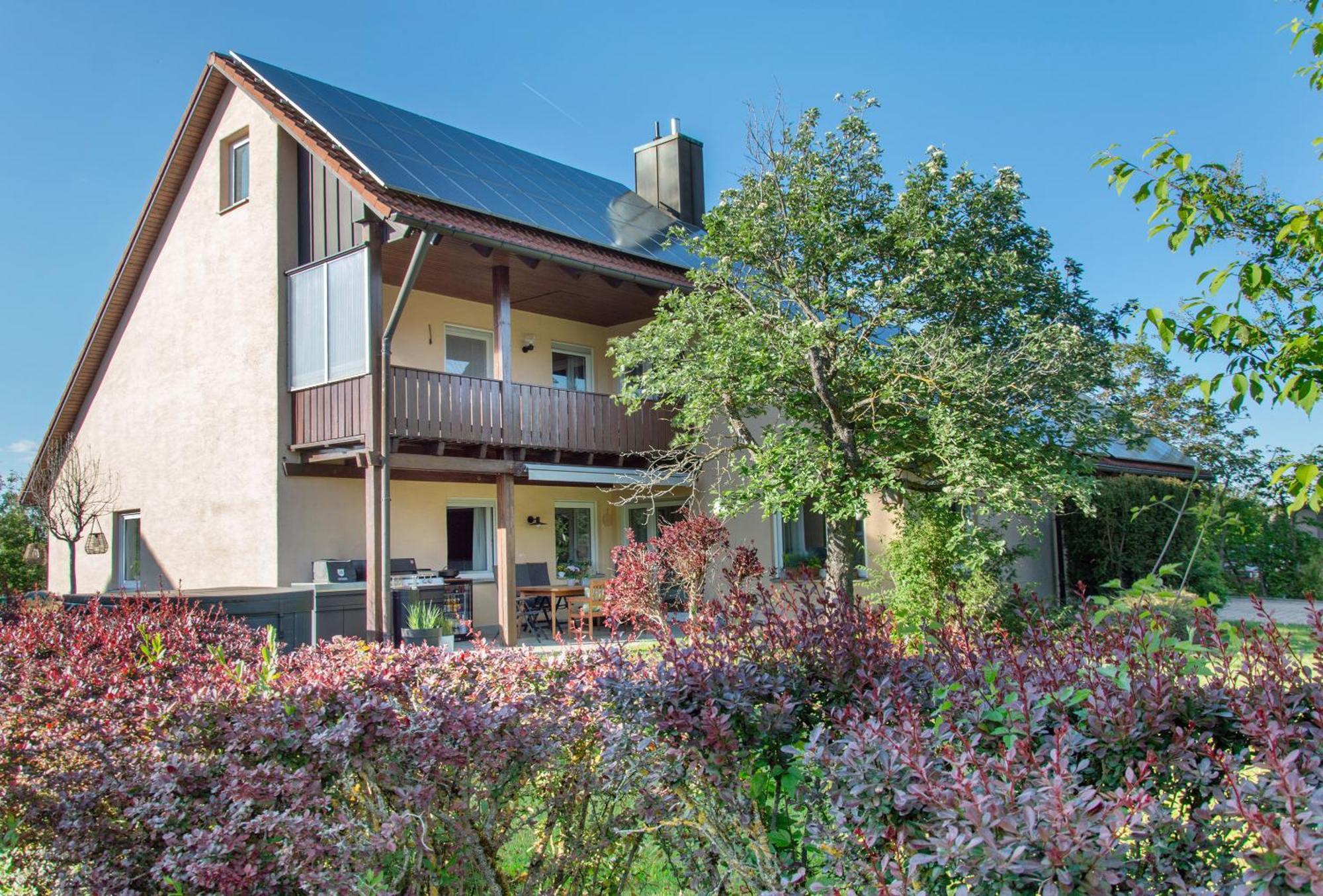 Ferienwohnung Apfelbluete Burgbernheim エクステリア 写真